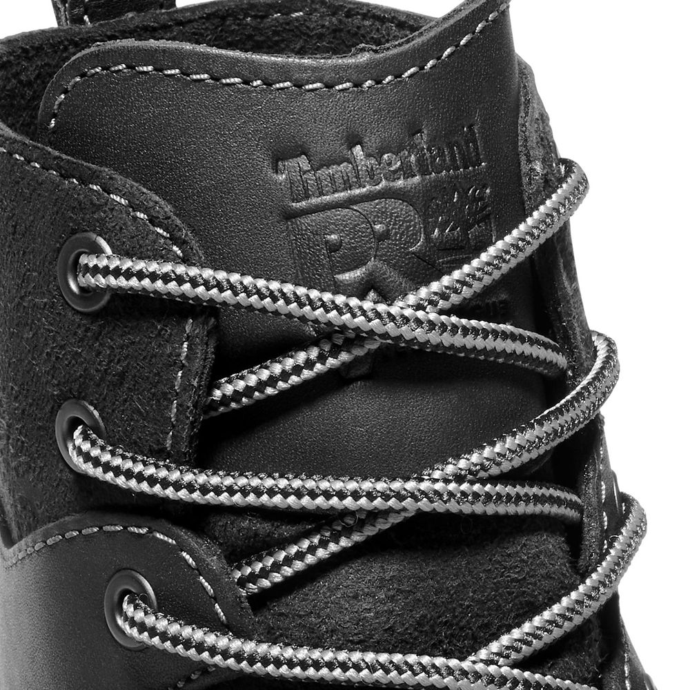 Timberland Womens Work Boots PRO® Hightower 6” Alloy Toe - Black - India OY8751320